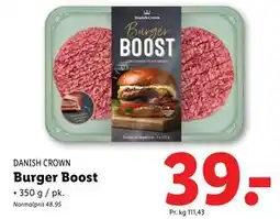 Lidl Burger Boost, DKK 39 tilbud