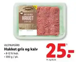 Lidl Hakket gris og kalv, DKK 25 tilbud