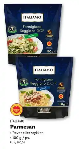 Lidl Parmesan, DKK 20 tilbud