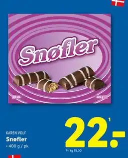 Lidl Snøfler, DKK 22 tilbud