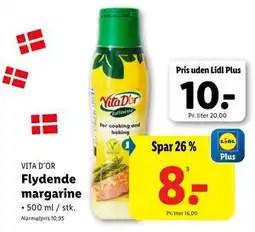 Lidl Flydende margarine, DKK 10, App-pris tilbud
