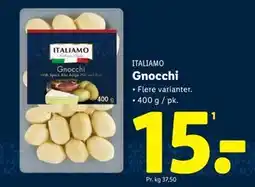 Lidl Gnocchi, DKK 15 tilbud