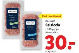 Lidl Salsiccia, DKK 30 tilbud