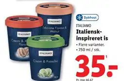 Lidl Italienskinspireret is, DKK 35 tilbud