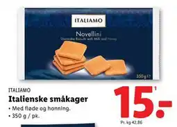Lidl Italienske småkager, DKK 15 tilbud
