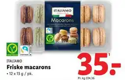 Lidl Friske macarons, DKK 35 tilbud
