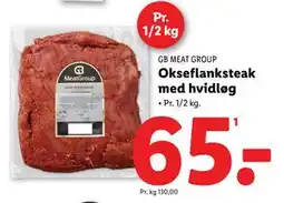 Lidl Okseflanksteak med hvidløg, DKK 65 tilbud