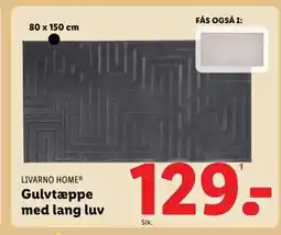 Lidl Gulvtæppe med lang luv, DKK 129 tilbud