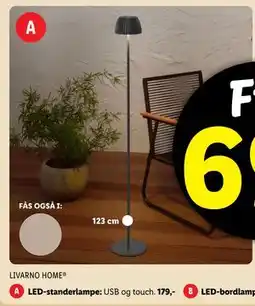 Lidl LED-standerlampe, DKK 179 tilbud