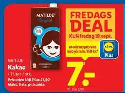 Lidl Kakao, DKK 21.5, App-pris tilbud