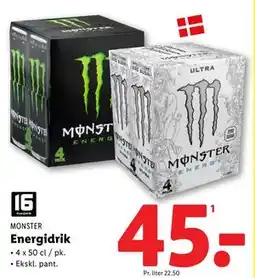 Lidl Energidrik, DKK 45 tilbud