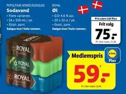 Lidl Øl, DKK 75, App-pris tilbud