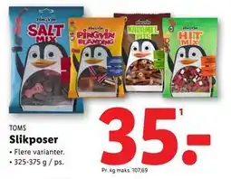 Lidl Slikposer, DKK 35 tilbud
