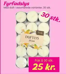 Hi five Fyrfadslys, DKK 25 tilbud