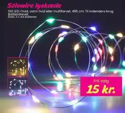 Hi five Sølvwire lyskæde, DKK 15 tilbud