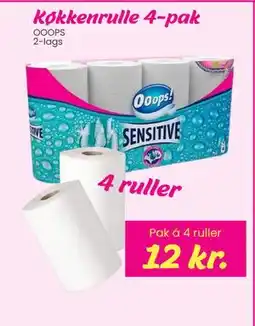 Hi five Køkkenrulle 4-pak, DKK 12 tilbud