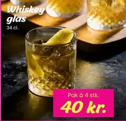 Hi five Whiskey glas, DKK 40 tilbud