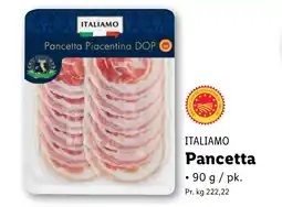 Lidl ITALIAMO Pancetta tilbud