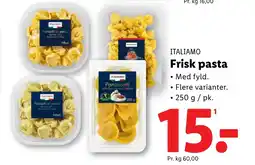 Lidl ITALIAMO Frisk pasta tilbud