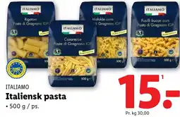 Lidl ITALIAMO Italiensk pasta tilbud