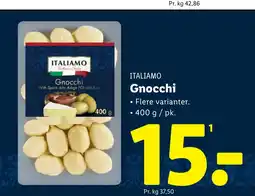 Lidl ITALIAMO Gnocchi tilbud