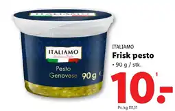 Lidl ITALIAMO Frisk pesto tilbud