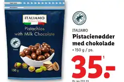 Lidl ITALIAMO Pistacienødder med chokolade tilbud