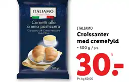 Lidl ITALIAMO Croissanter med cremefyld tilbud