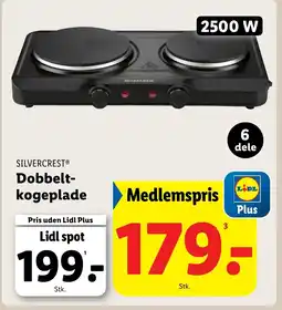 Lidl SILVERCREST® Dobbelt- kogeplade tilbud