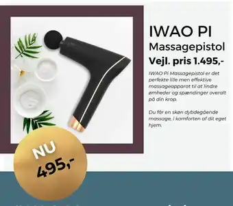 IWAO Massagepistol tilbud