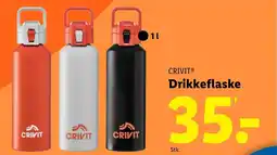 Lidl CRIVITⓇ Drikkeflaske tilbud