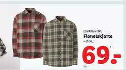 Lidl ESMARA MEN® Flonelskjorte tilbud
