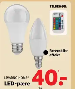 Lidl LIVARNO HOMEⓇ LED-pare tilbud