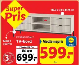 Lidl LIVARNO HOME® TV-bord tilbud