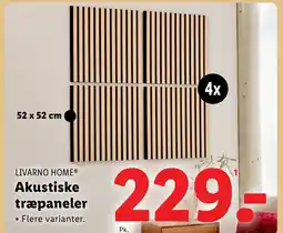 Lidl LIVARNO HOME® Akustiske træpaneler tilbud