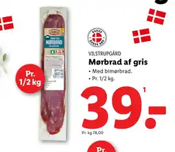 Lidl VILSTRUPGÅRD Mørbrad af gris tilbud