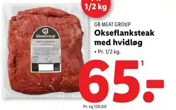 Lidl GB MEAT GROUP Okseflanksteak med hvidløg tilbud