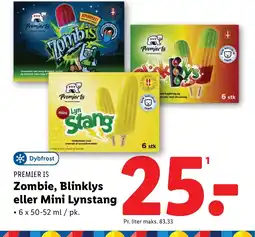 Lidl PREMIER IS Zombie, Blinklys eller Mini Lynstang tilbud