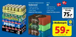 Lidl PEPSI/FAXE KONDI/EGEKILDE Sodavand tilbud