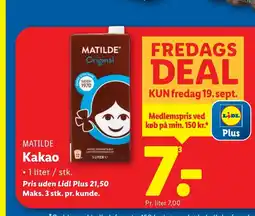 Lidl MATILDE Kakao tilbud