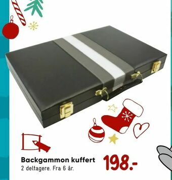 Bilka Backgammon kuffert tilbud