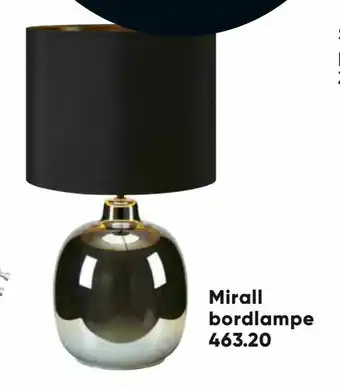 Bilka Mirall bordlampe tilbud