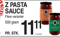 ABC Lavpris Z PASTA SAUCE tilbud