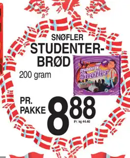 ABC Lavpris SNØFLER STUDENTER- BRØD tilbud