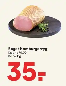 SPAR Røget Hamburgerryg, DKK 35 tilbud