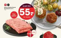 SPAR Gestus Hakket Dansk Grisekød 8-12 %, DKK 55 tilbud