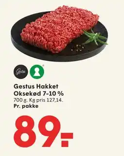 SPAR Gestus Hakket Oksekød 7-10 %, DKK 89 tilbud