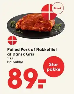 SPAR Pulled Pork af Nakkefilet af Dansk Gris, DKK 89 tilbud