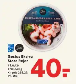SPAR Gestus Ekstra Store Rejer i Lage, DKK 40 tilbud