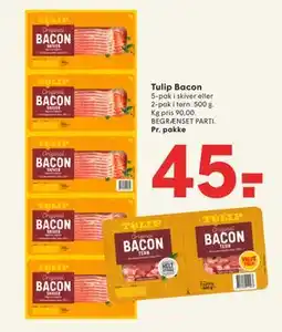SPAR Tulip Bacon, DKK 45 tilbud